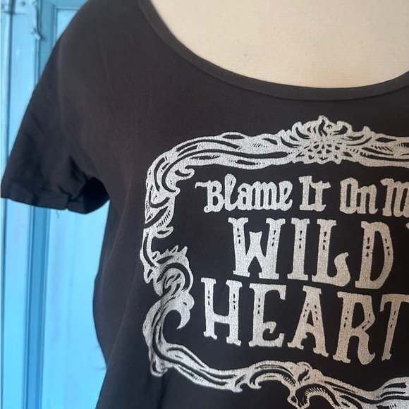Women’s Short Sleeve T shirt “Blame it on my Wild Heart” by Idylwiild - Picture 5 of 5